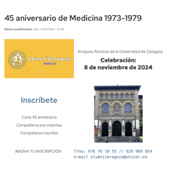 45 aniversario de Medicina 1973-1979